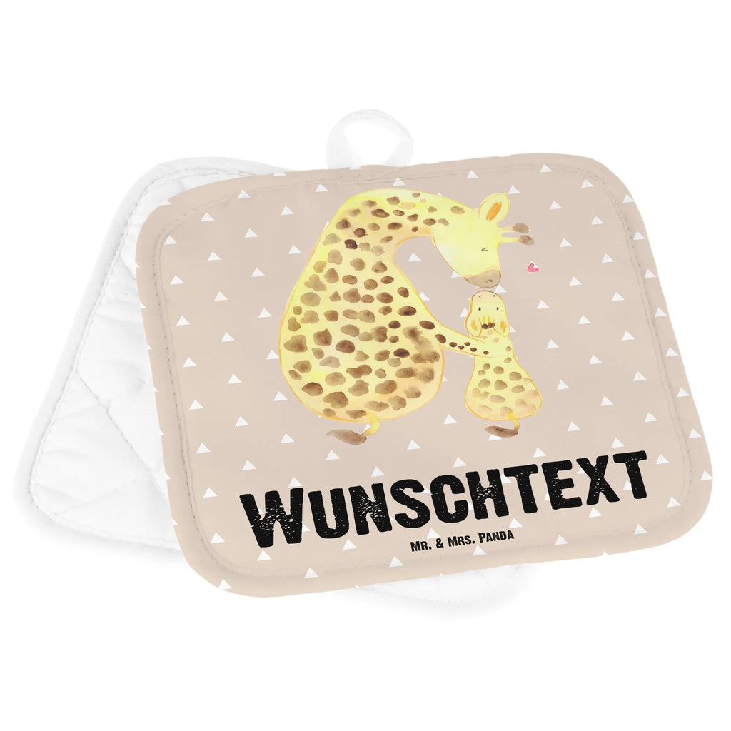 Personalised pot holder giraffe child Africa, daughter, favourite person, child, giraffe, mother, mum, son