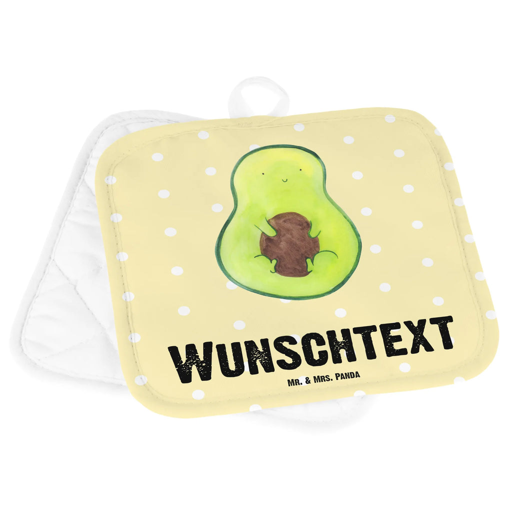 Personalised pot holder avocado core avocado, vegetables, avocado seed, saying life, seed, plant