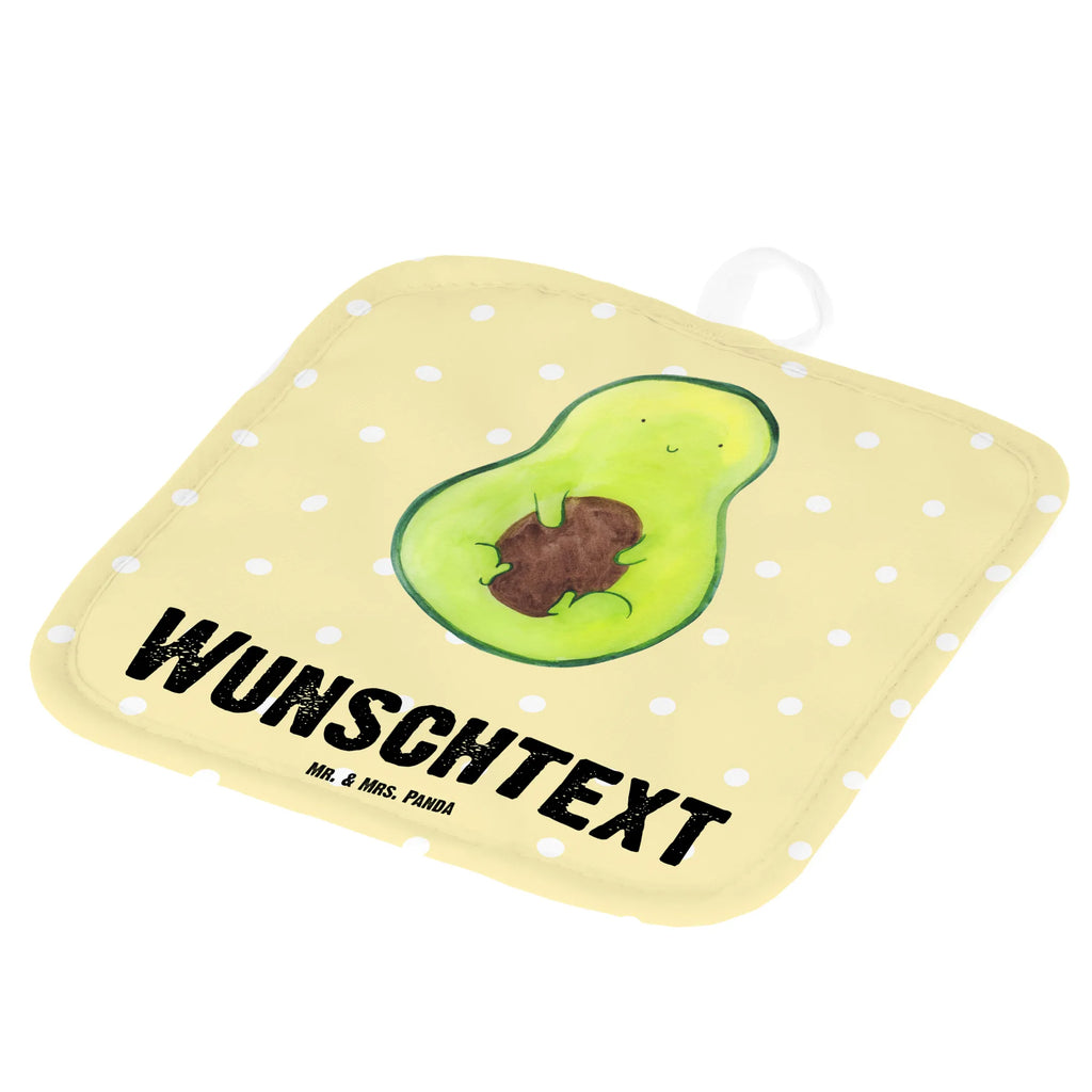 Personalised pot holder avocado core avocado, vegetables, avocado seed, saying life, seed, plant