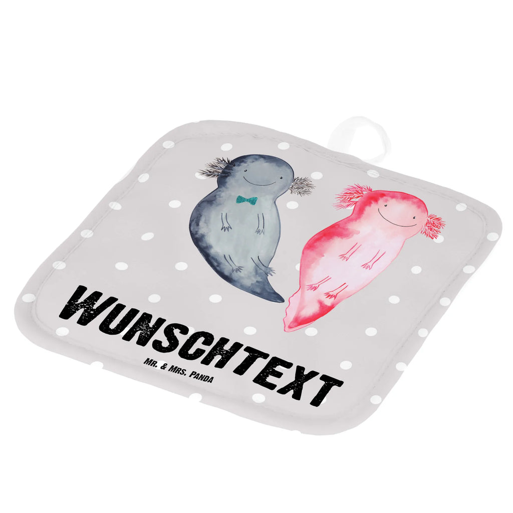 Personalisierte Topflappen Axolotl Axel+Lotte Personalisierte Topfuntersetzer, Topflappen mit Namen, Topflappen Set personalisiert, Personalisierter Ofenhandschuh, Topflappen personalisiert, Namensaufdruck, Axolotl, Molch, Lurch, Lurche, Freund, Axolot, Schwanzlurch, Verlobter, große Liebe, Valentinstag, Liebesbeweis, Liebe, Jahrestag, Ehemann