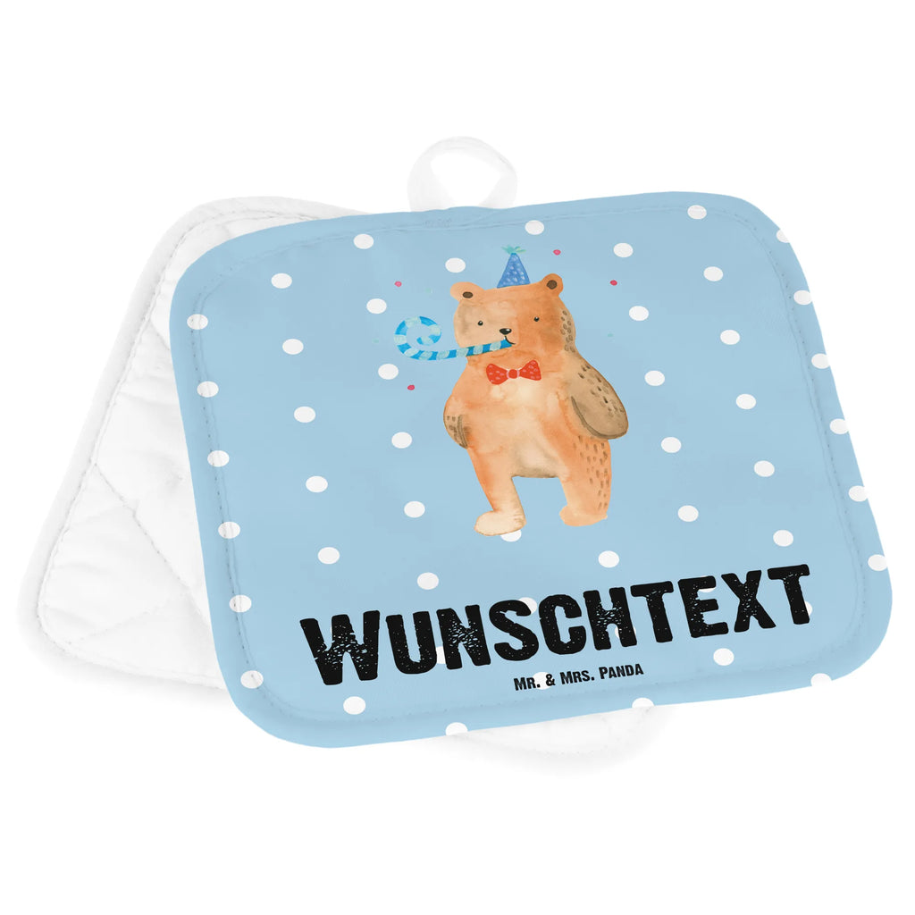 Personalisierte Topflappen Birthday Bär Topflappen mit Namen, Topflappen Set Personalisiert, Topflappen Personalisiert, Personalisierter Ofenhandschuh, Personalisierte Topfuntersetzer, Namensaufdruck, Teddy, Bär, Teddybär, Geburtstag, Glückwunsch, Happy Birthday, Alles Gute