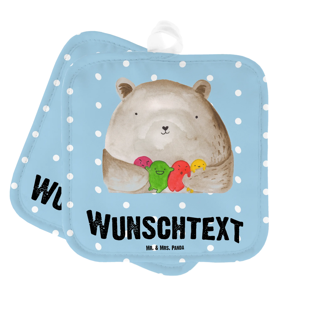 Personalisierte Topflappen Bär Gefühl Küchentextilien personalisiert, Küchenzubehör personalisiert, Topflappen Personalisiert, Topfhandschuhe mit Namen, Topfhandschuhe personalisiert, Personalisierte Topfhandschuhe, Topflappen bedrucken, Küchenaccessoires personalisiert, Topflappen Set Personalisiert, Personalisierte Topflappen, Topflappen selbst gestalten, Topflappen mit Namen, Teddy, Bär, Teddybär, Durchgedreht, Wahnsinn, Verrückt