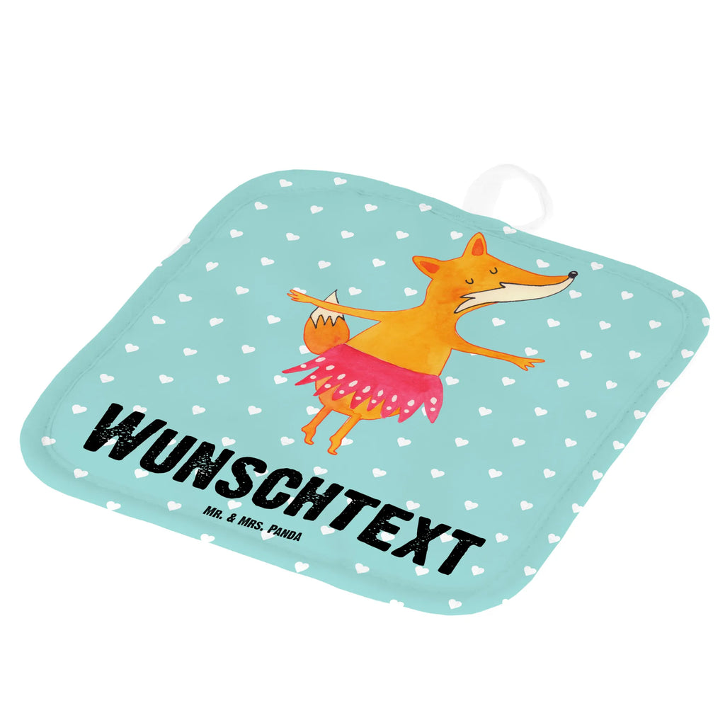 Personalisierte Topflappen Fuchs Ballerina Topflappen Set personalisiert, Namensaufdruck, Topflappen mit Namen, Personalisierte Topfuntersetzer, Personalisierter Ofenhandschuh, Topflappen personalisiert, Fuchs, Füchse, Ballett, Party, Tanzen, Ballerina, Tänzerin, Geburtstag, Einladung, Fuchs Spruch, Füchsin
