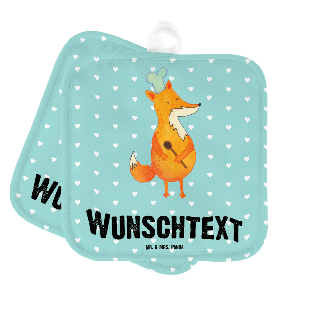 Personalised pot holder Fox A cook fox, foxes, forest wildlife, clever as a fox, animal lover, Kitchen decoration, funny, Fox, Slogan funny, Cook gift, Kitchen slogan, Chefs, Party slogan, Baker