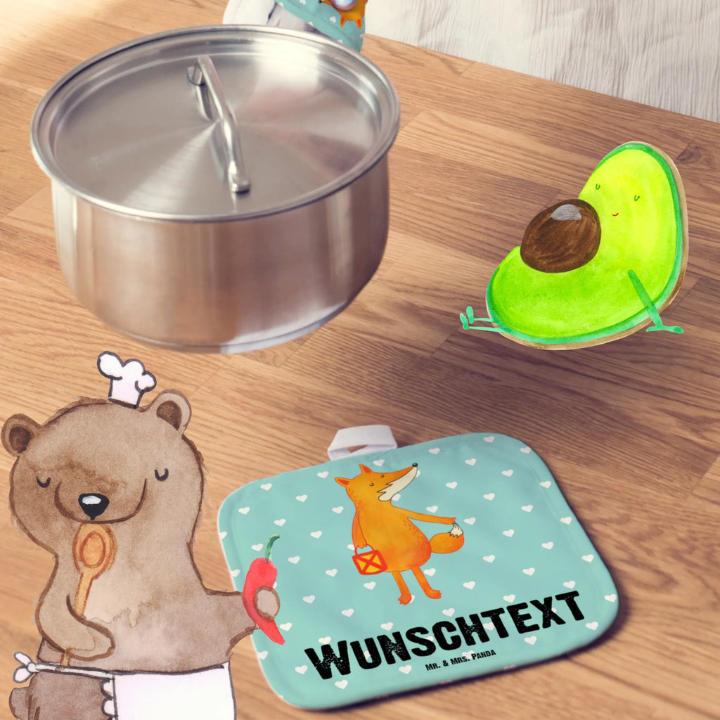 Personalised pot holder Fox Lantern fox, foxes, forest wildlife, clever as a fox, animal lover, Fox, Lantern parade, Lovesickness Spell, Cheer up, Saint Martin, Lantern, Spell comforting, Caesar Otto Hugo Flaischlen, Foxes