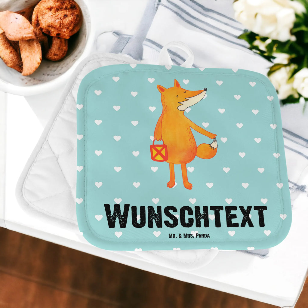 Personalised pot holder Fox Lantern fox, foxes, forest wildlife, clever as a fox, animal lover, Fox, Lantern parade, Lovesickness Spell, Cheer up, Saint Martin, Lantern, Spell comforting, Caesar Otto Hugo Flaischlen, Foxes