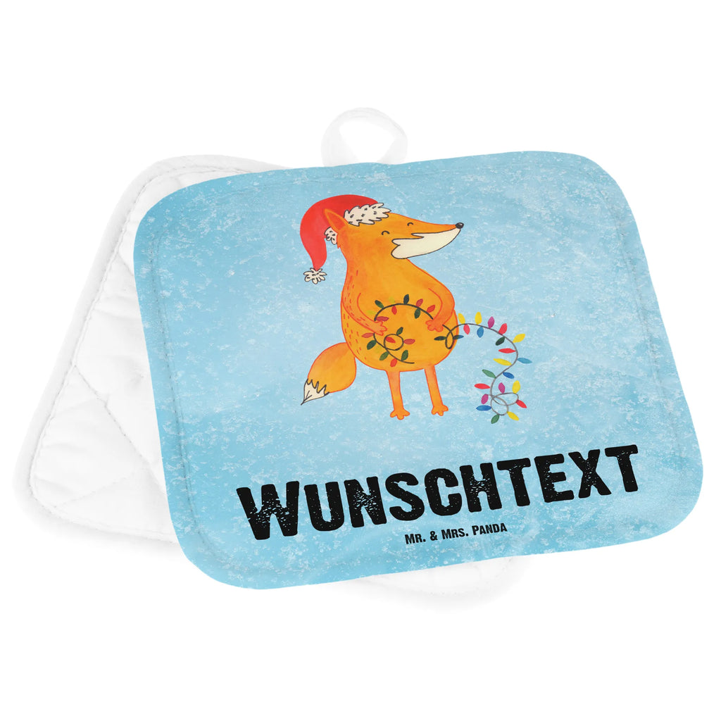 Spersonalizowane rękawice kuchenne lis Boże Narodzenie Zima, Boże Narodzenie, dekoracje świąteczne, Mikołaj, Adwent, Wigilia, zimowy motyw