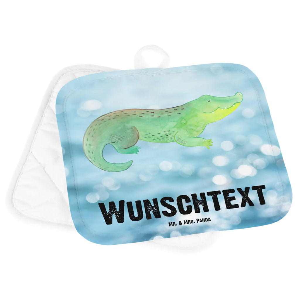 Personalised pot holder Crocodile Seafood, aquatic animals, ocean, sea, fish, shells, corals, reef, whale, narwhal, sea urchin, lobster, platypus, turtle, manatee, crocodile, orca, shrimp, gifts for seafood lovers, water world, underwater animals, underwater world, vacation, deep sea, seafood fans, gift ideas, seafood decoration, seafood posters, wanderlust, crocodiles, to be crazy, best friend, to be spontaneous, adventurousness, girlfriend, favorite person