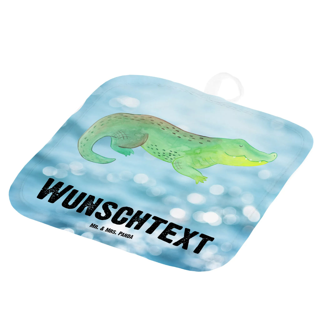 Personalised pot holder Crocodile Seafood, aquatic animals, ocean, sea, fish, shells, corals, reef, whale, narwhal, sea urchin, lobster, platypus, turtle, manatee, crocodile, orca, shrimp, gifts for seafood lovers, water world, underwater animals, underwater world, vacation, deep sea, seafood fans, gift ideas, seafood decoration, seafood posters, wanderlust, crocodiles, to be crazy, best friend, to be spontaneous, adventurousness, girlfriend, favorite person