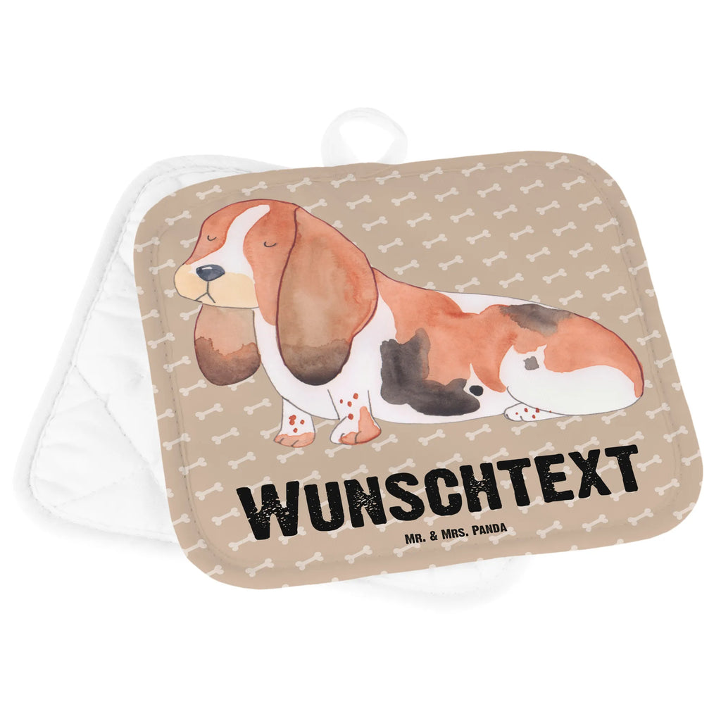 Personalisierte Topflappen Hund Basset Hound Personalisierte Topfuntersetzer, Namensaufdruck, Topflappen Personalisiert, Personalisierter Ofenhandschuh, Topflappen mit Namen, Topflappen Set Personalisiert, Sprüche, Hund, Hunderasse, Hundebesitzer, Hundemotiv, Haustier, Tierliebhaber, Hundeliebe, Basset, Basset Hound, Kinderlos