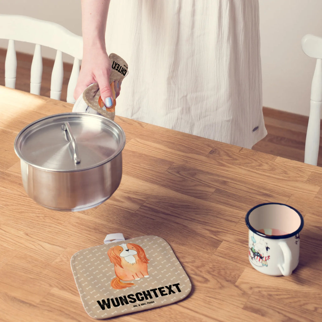 Personalisierte Topflappen Cavalier King Charles Spaniel Personalisierter Ofenhandschuh, Personalisierte Topfuntersetzer, Namensaufdruck, Topflappen Set personalisiert, Topflappen mit Namen, Topflappen personalisiert, Hund, Hundemotiv, Haustier, Hunderasse, Tierliebhaber, Hundebesitzer, Sprüche, schönster Hund, Cockerspaniel, Spaniel, Spruch, Cavalier King Charles Spaniel