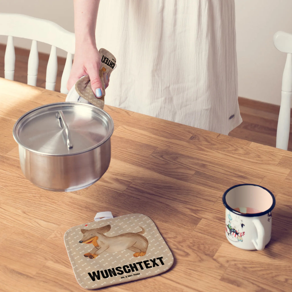 Personalised pot holder Dog dachshund dog, mutt, hound, woof, dog mama, dog breed, love dogs, love for dogs, dog decorative items, bag with dog print, funny gifts for dog owners, what do you give a dog lover, Christmas gifts for dogs, gifts for dogs, dog sayings, dogs, happy dog, dachshund, basset hound