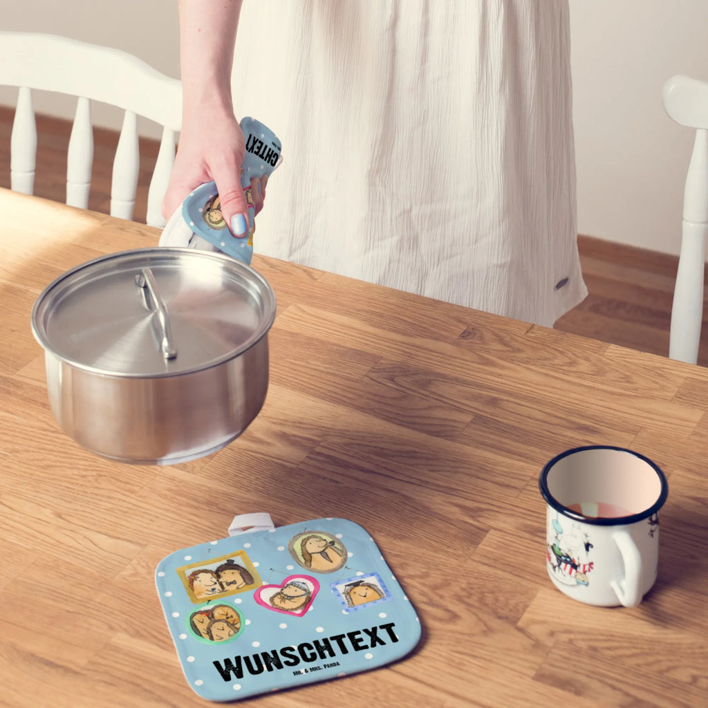 Personalised pot holder Hedgehog family Family, Father's Day, Mother's Day, brother, sister, Mom, Dad, solidarity, love, pictures, happiness, hedgehogs, dad, mum