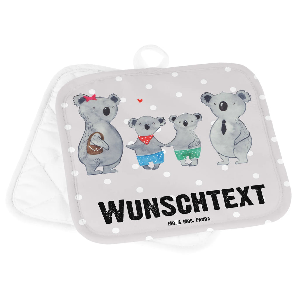 Personalised pot holder Koala family with two kids Personalisierter Ofenhandschuh, Namensaufdruck, Topflappen Personalisiert, Topflappen Set Personalisiert, Personalisierte Topfuntersetzer, Topflappen mit Namen, Schwester, Familie, Vatertag, Opa, Oma, Muttertag, Papa, Mama, Bruder, Beste Familie, Familienleben, Koalafamilie, Koalabär, Lieblingsfamilie, Koala, Familienzeit