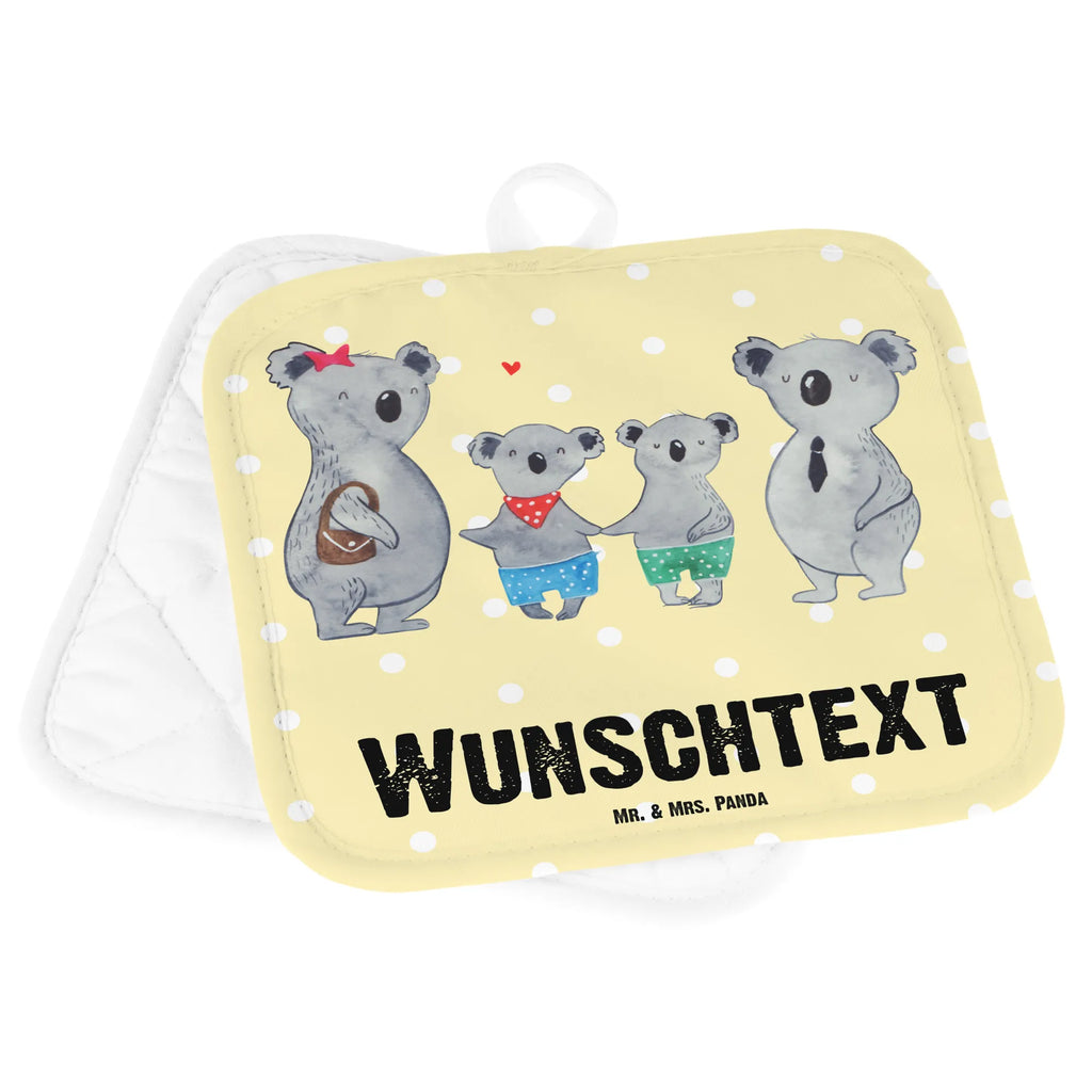 Personalised pot holder Koala family with two kids Personalisierter Ofenhandschuh, Namensaufdruck, Topflappen Personalisiert, Topflappen Set Personalisiert, Personalisierte Topfuntersetzer, Topflappen mit Namen, Schwester, Familie, Vatertag, Opa, Oma, Muttertag, Papa, Mama, Bruder, Beste Familie, Familienleben, Koalafamilie, Koalabär, Lieblingsfamilie, Koala, Familienzeit
