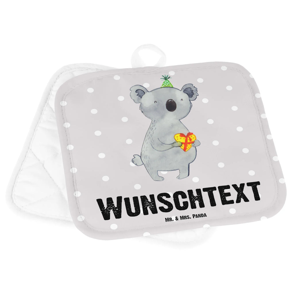 Personalisierte Topflappen Koala Geschenk Topflappen Set personalisiert, Personalisierter Ofenhandschuh, Topflappen personalisiert, Namensaufdruck, Personalisierte Topfuntersetzer, Topflappen mit Namen, Koala, Koalabär, Party, Geschenk, Geburtstag