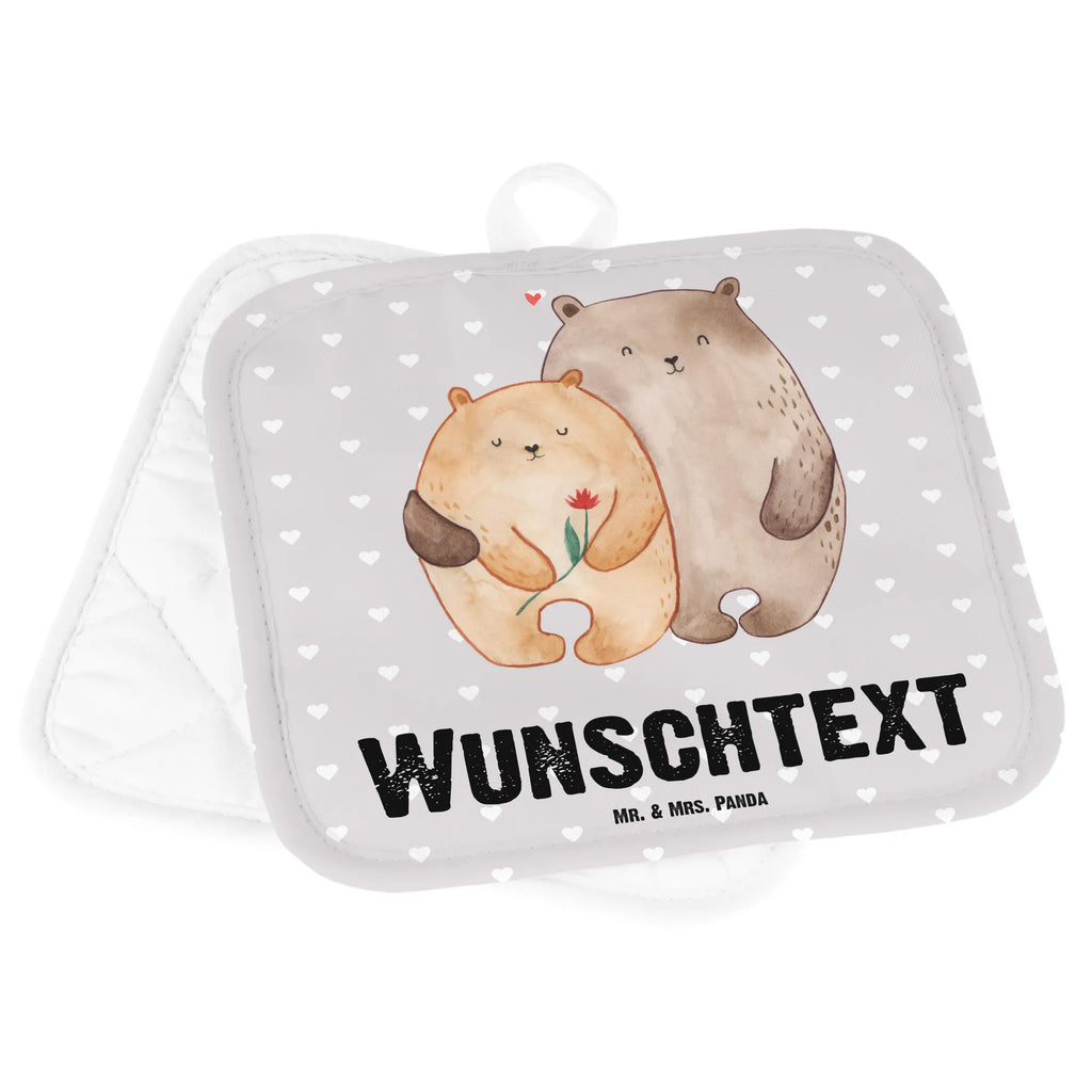 Personalisierte Topflappen Bären Liebe Personalisierter Ofenhandschuh, Topflappen personalisiert, Topflappen mit Namen, Namensaufdruck, Topflappen Set personalisiert, Personalisierte Topfuntersetzer, Liebe, Partner, Freund, Freundin, Ehemann, Ehefrau, Heiraten, Verlobung, Heiratsantrag, Liebesgeschenk, Jahrestag, Hocheitstag, Verliebt, Geschenk Hochzeit, Geschenk Freundin, Liebesbeweis, Verlobt, Bären, Verheiratet, Bär, Geschenk Freund, Hochzeitstag, Bärchen