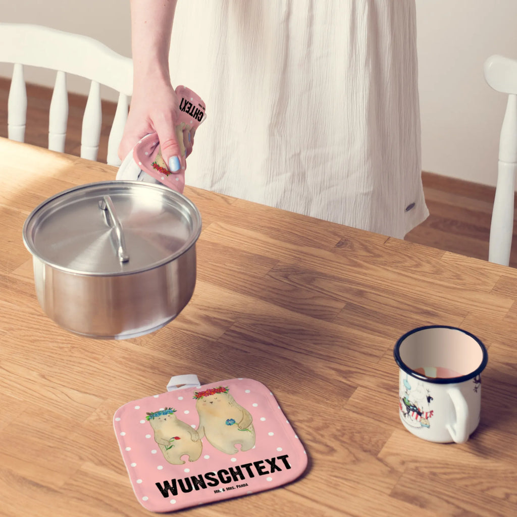 Personalised pot holder Bears with flower crown Topflappen mit Namen, Topflappen Set personalisiert, Personalisierte Topfuntersetzer, Namensaufdruck, Personalisierter Ofenhandschuh, Topflappen personalisiert, Familie, Vatertag, Muttertag, Bruder, Schwester, Mama, Papa, Oma, Opa, Mutter, beste Mutter, Kind, Geschenk Mama. Muttertag, Family, Töchter, Vorbild, Mami, Kinder, Bären, Tochter, Lieblingsmensch, Mutti, weltbeste Mama, Lieblingsmama, Bär