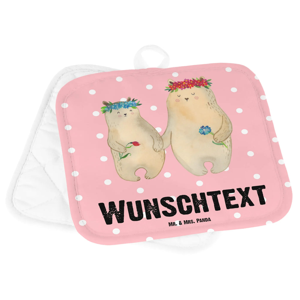 Personalised pot holder Bears with flower crown Topflappen mit Namen, Topflappen Set personalisiert, Personalisierte Topfuntersetzer, Namensaufdruck, Personalisierter Ofenhandschuh, Topflappen personalisiert, Familie, Vatertag, Muttertag, Bruder, Schwester, Mama, Papa, Oma, Opa, Mutter, beste Mutter, Kind, Geschenk Mama. Muttertag, Family, Töchter, Vorbild, Mami, Kinder, Bären, Tochter, Lieblingsmensch, Mutti, weltbeste Mama, Lieblingsmama, Bär
