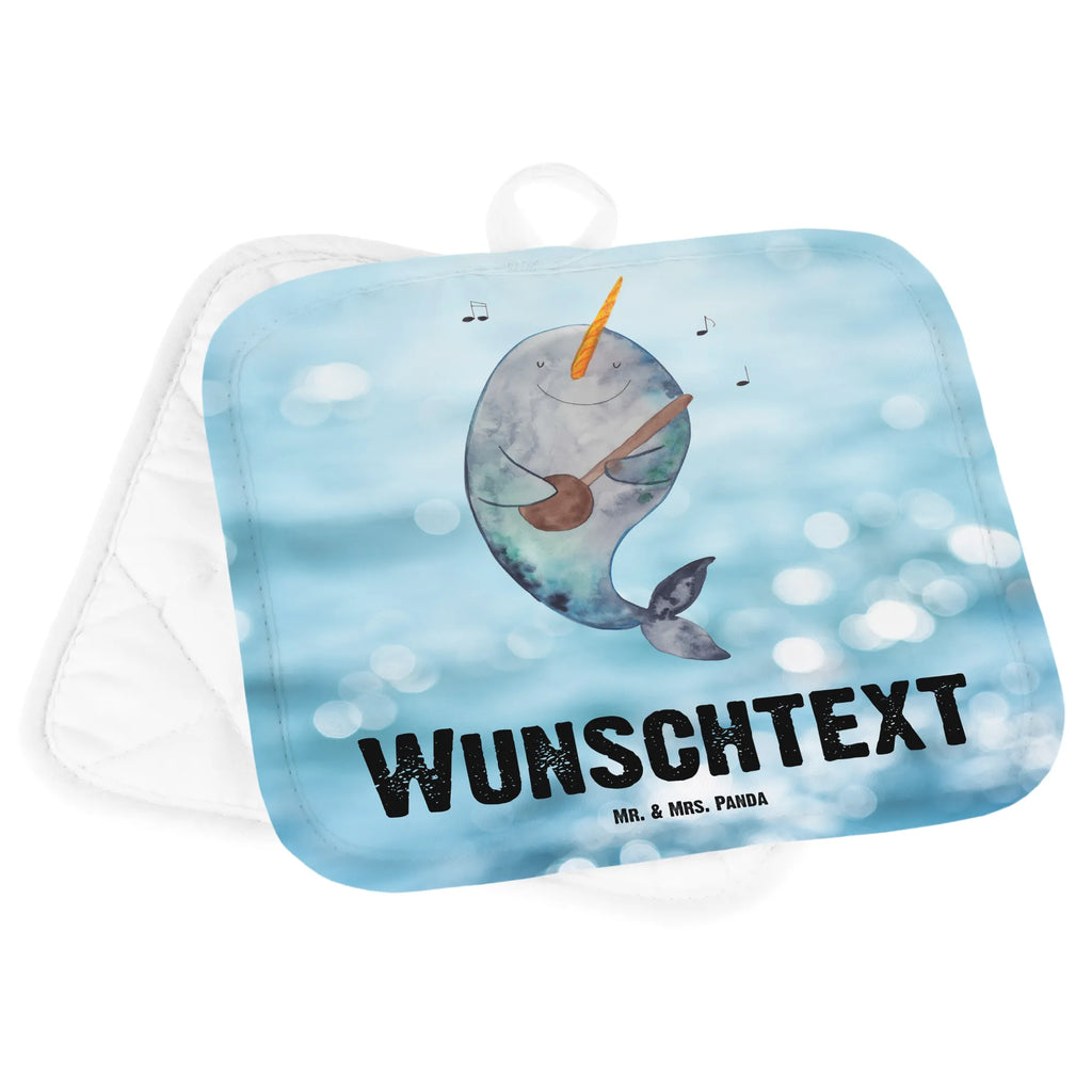 Personalisierte Topflappen Narwal Gitarre Topflappen Personalisiert, Namensaufdruck, Personalisierter Ofenhandschuh, Topflappen Set Personalisiert, Topflappen mit Namen, Personalisierte Topfuntersetzer, Meer, Urlaub, Meerestiere, Gitarre, Wal, Probleme, Narwal, Frust, Gespräche, Tanzen, Problemlösung