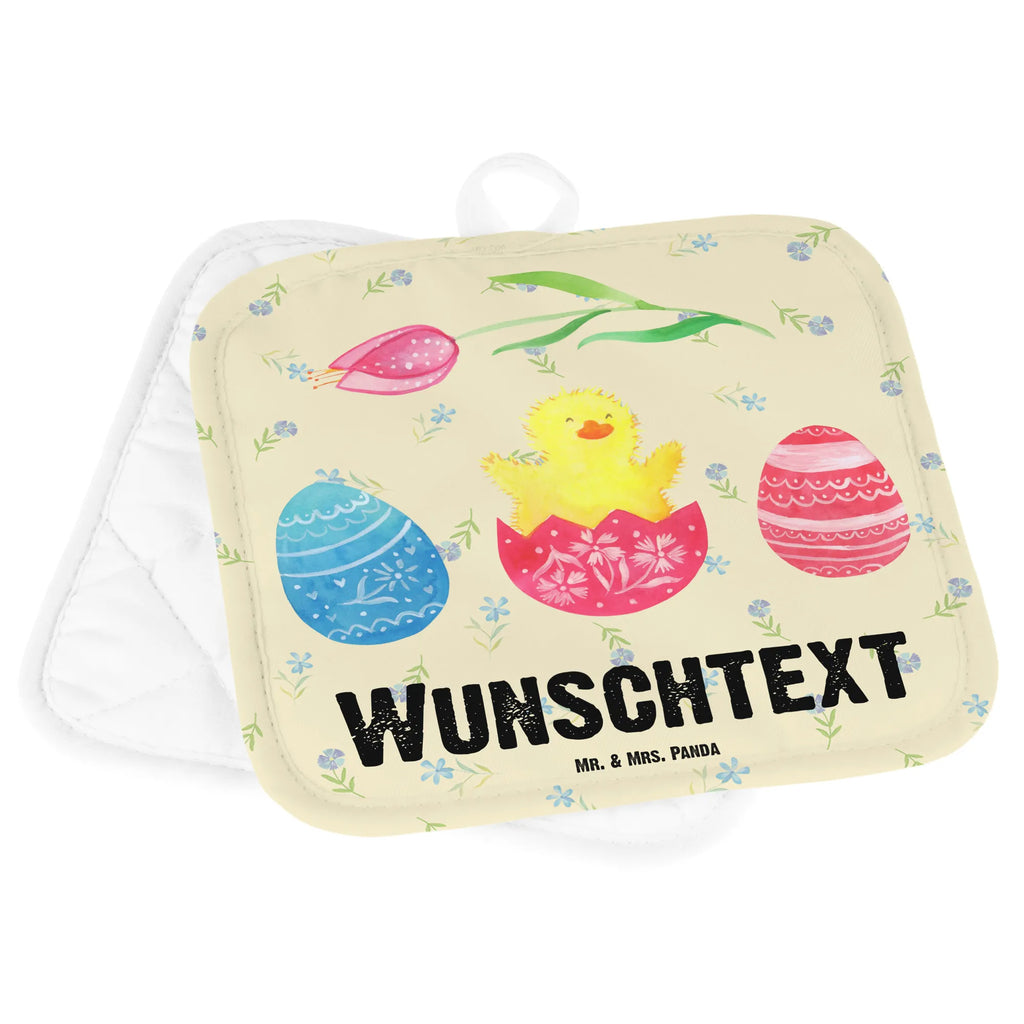 Personalised pot holder chick Hatch Easter, Easter bunny, Easter eggs, Easter greetings, spring fever, egg, happy Easter, best wishes, greetings, Easter egg, joy, Chicks