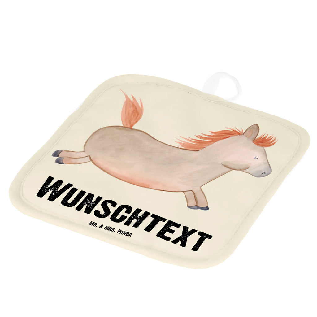 Personalised pot holder Horse Jump farm, farm animals, animals, horse stable, horse owner, pony, riding, stable, horse, riding out, horses