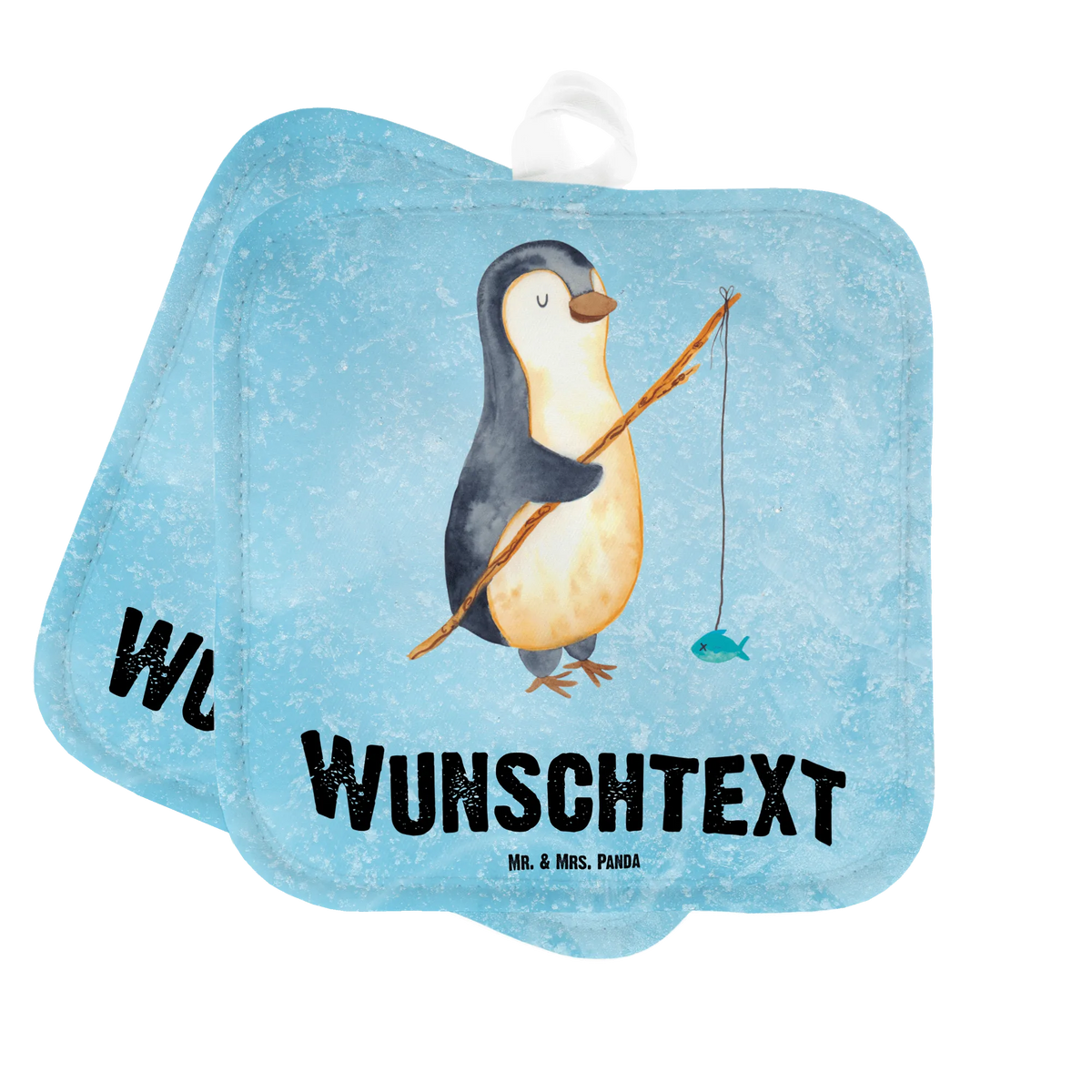 Personalised pot holder Penguin angler Penguin, North Pole, Winter, Penguins, vacation, daily schedule, planner, new start, motivation, angler, weekend, penguin, gift, gift idea, friends, penguins, fishing, plan, daydreams, hobby