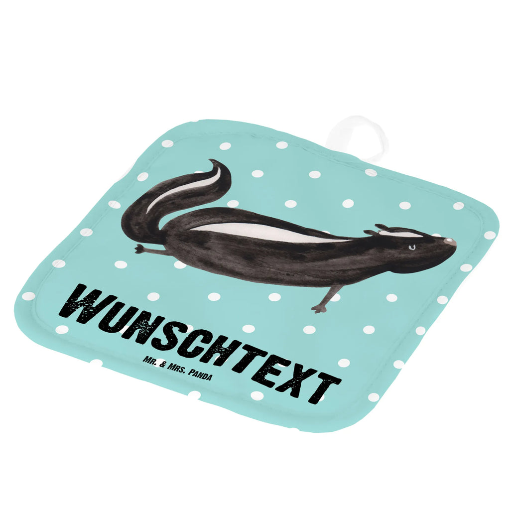 Spersonalizowane rękawice kuchenne skunks Joga Stinktier, Skunk