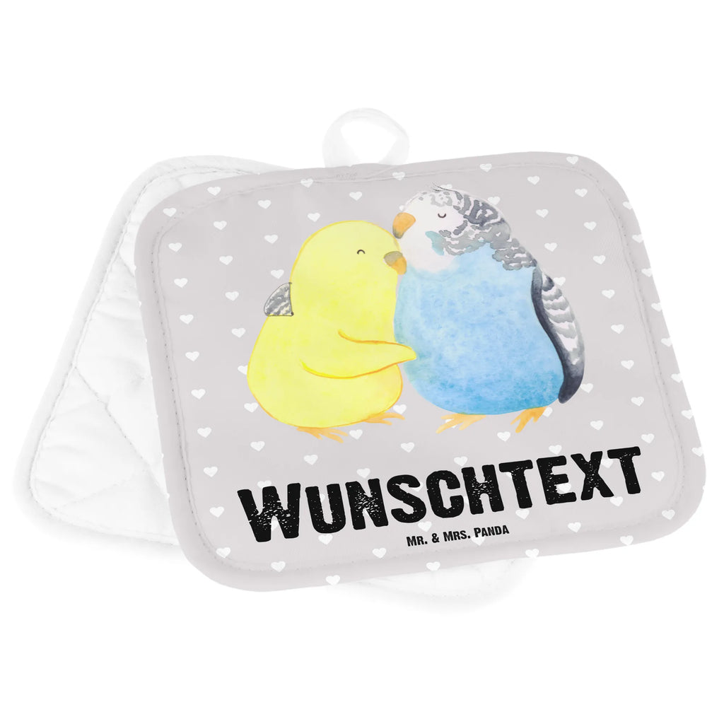 Personalisierte Topflappen Wellensittich Liebe Personalisierte Topfuntersetzer, Topflappen personalisiert, Personalisierter Ofenhandschuh, Topflappen Set personalisiert, Topflappen mit Namen, Namensaufdruck, Liebe, Partner, Freund, Freundin, Ehemann, Ehefrau, Heiraten, Verlobung, Heiratsantrag, Liebesgeschenk, Jahrestag, Hocheitstag, Vertrauen, Vögel, Wellensittich, Nähe, Kuscheln
