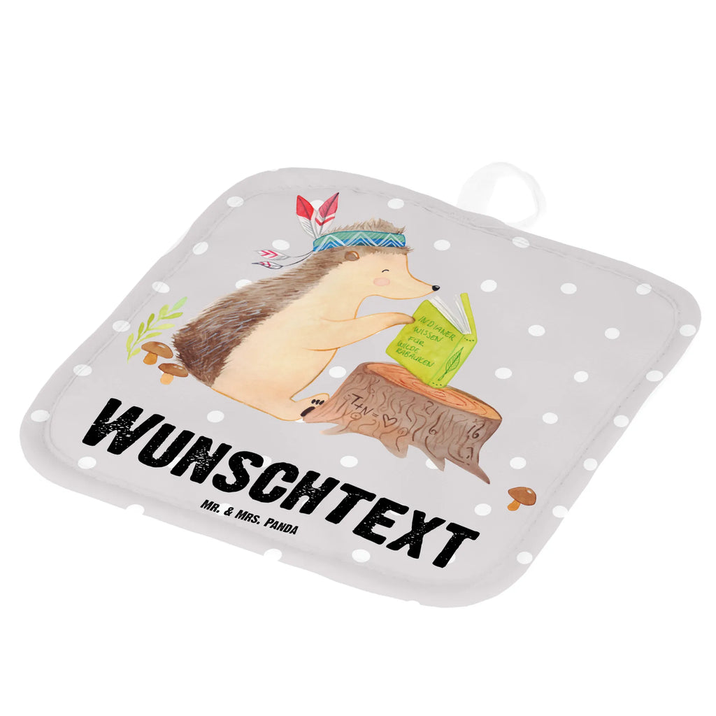 Spersonalizowane rękawice kuchenne jeż Ozdoba z piór Personalisierter Ofenhandschuh, Namensaufdruck, Topflappen Set personalisiert, Topflappen mit Namen, Personalisierte Topfuntersetzer, Topflappen personalisiert, Waldtiere, Tiere, Indianer, Abenteuer, Lagerfeuer, Igel, Camping