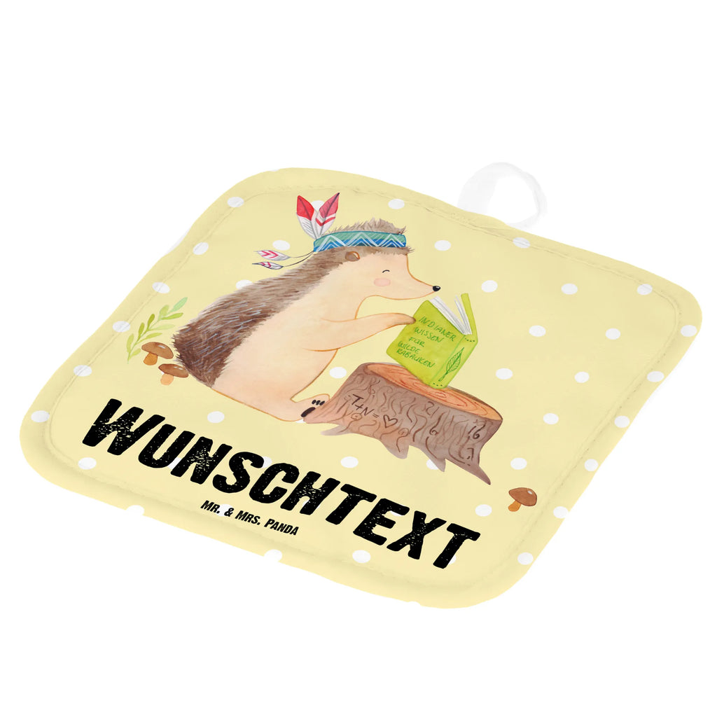Spersonalizowane rękawice kuchenne jeż Ozdoba z piór Personalisierter Ofenhandschuh, Namensaufdruck, Topflappen Set personalisiert, Topflappen mit Namen, Personalisierte Topfuntersetzer, Topflappen personalisiert, Waldtiere, Tiere, Indianer, Abenteuer, Lagerfeuer, Igel, Camping