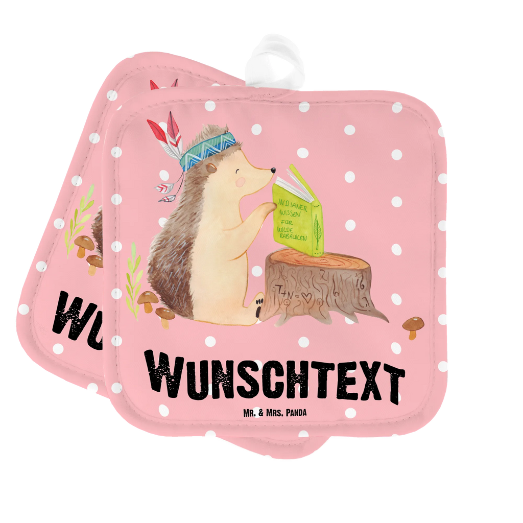 Spersonalizowane rękawice kuchenne jeż Ozdoba z piór Personalisierter Ofenhandschuh, Namensaufdruck, Topflappen Set personalisiert, Topflappen mit Namen, Personalisierte Topfuntersetzer, Topflappen personalisiert, Waldtiere, Tiere, Indianer, Abenteuer, Lagerfeuer, Igel, Camping