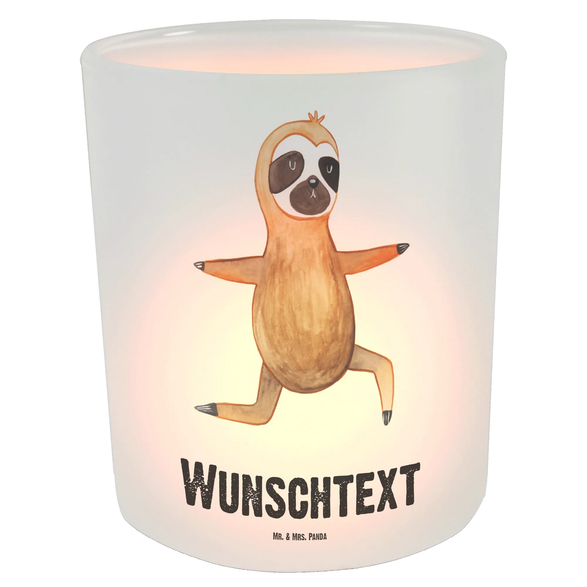 Personalised lantern sloth yoga Sloth, sloth, trend animal, favorite animal, lazy, namaste, warrior, yoga, yoga exercises