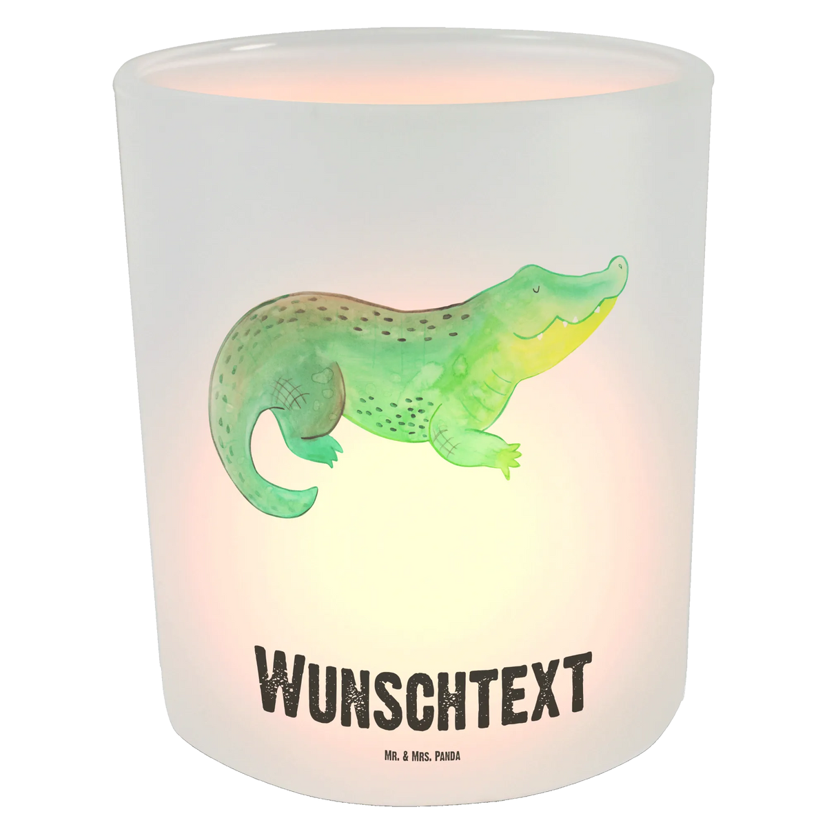 Spersonalizowany lampion Krokodyl Zwierzeta morskie, Morze, Wakacje