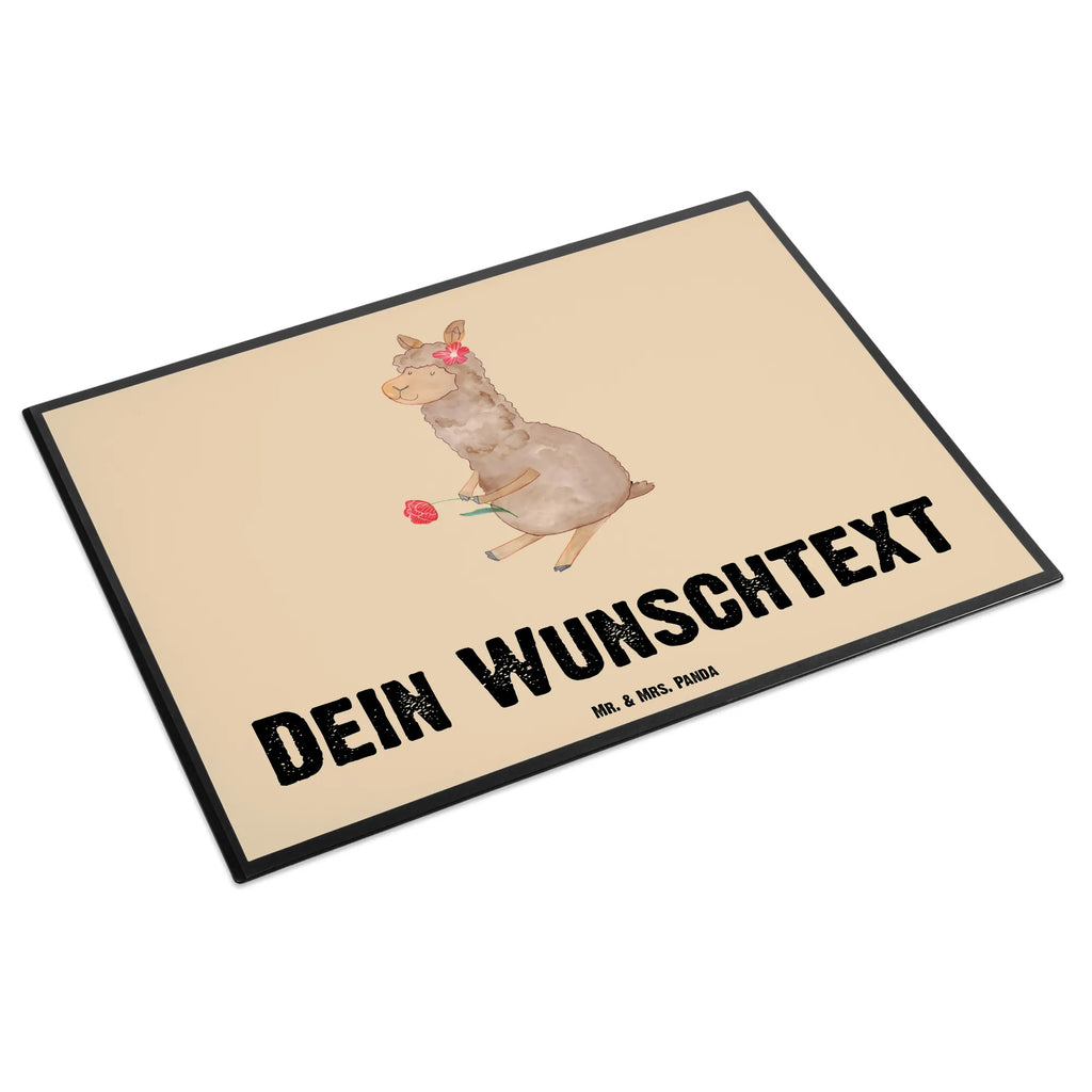 Personalisierte Schreibtischunterlage Alpaka Blume Namenspersonalisierung, Schreibtisch Unterlagen mit Namen, Selbst gestalten, Namensaufdruck, Personalisierte Schreibtisch Unterlagen, Schreibunterlage mit Namen, Personalisierte Schreibtischauflage, Schreibtischauflage mit Namen, Personalisierte Schreibunterlage, Alpaka, Lama, Motiv Alpaka, Alpaka Dekor, Alpaka Geschenk, Alpaka Witz, Lamas, Alpaka Dekoration, Alpaka Zitat, Blume, Alpaka Spruch