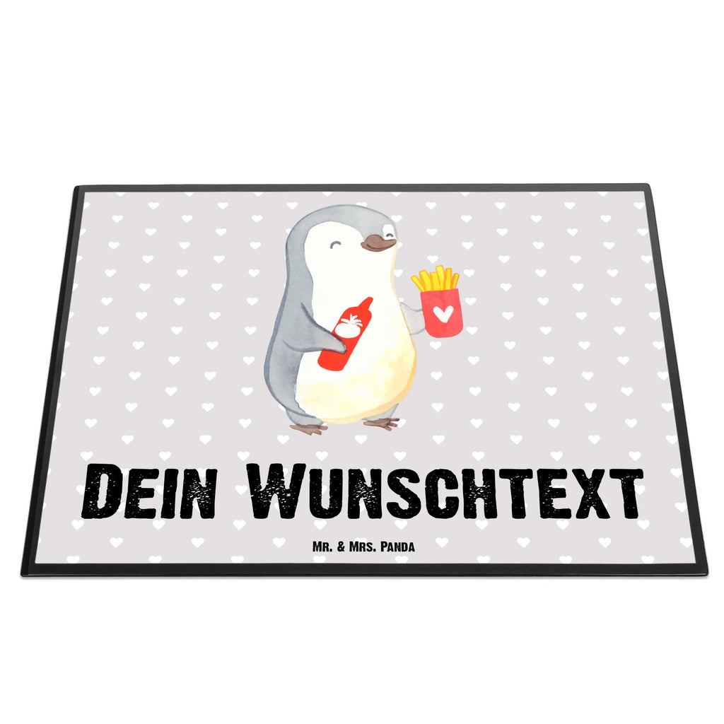 Personalised desk pad penguin French fries Love, Loving, Two, Together, Marriage, Engagement, Proposal of marriage, Love gift, gift for her, gift for him, anniversary gift, Valentine&#39;s Day Gift for Women Love Gift Anniversary Wedding Anniversary Party Favor Gift for Girlfriend Gift for Partner Boyfriend Gift Token of Love for Men for Husband