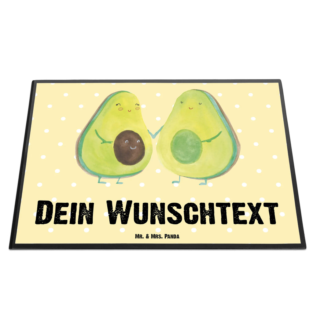 Personalised desk pad avocado pair avocado, vegetables, love, family, birth, pregnancy, avocuddle, avocados, baby shower, baby party, children, wedding