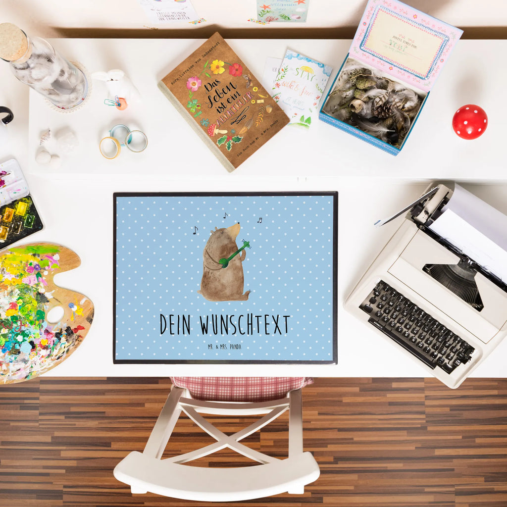 Personalisierte Schreibtischunterlage Bär Lied Namensaufdruck, Namenspersonalisierung, Schreibtisch Unterlagen mit Namen, Personalisierte Schreibtisch Unterlagen, Schreibtischauflage mit Namen, Personalisierte Schreibunterlage, Personalisierte Schreibtischauflage, Schreibunterlage mit Namen, Selbst gestalten, Bär, Teddy, Teddybär, Partner, Liebeslied, Frau, Bärchen, Herz, Geschenk, Lied, Valentinstag, Freundin, Valentine, Spruch, Bear, Song, Liebe