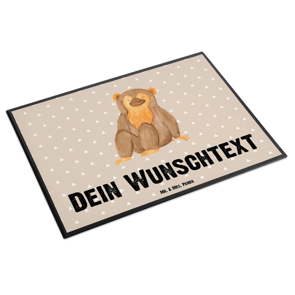 Personalisierte Schreibtischunterlage Affe Schreibunterlage mit Namen, Personalisierte Schreibtischauflage, Schreibtischauflage mit Namen, Schreibtisch Unterlagen mit Namen, Namensaufdruck, Selbst gestalten, Personalisierte Schreibtisch Unterlagen, Namenspersonalisierung, Personalisierte Schreibunterlage, Afrika, Wildtiere, Respekt, Motivation, Affen, Selbstbewusstsein, Selbstachtung, Äffchen, Liebe, Selbstliebe, Selfcare, Affe