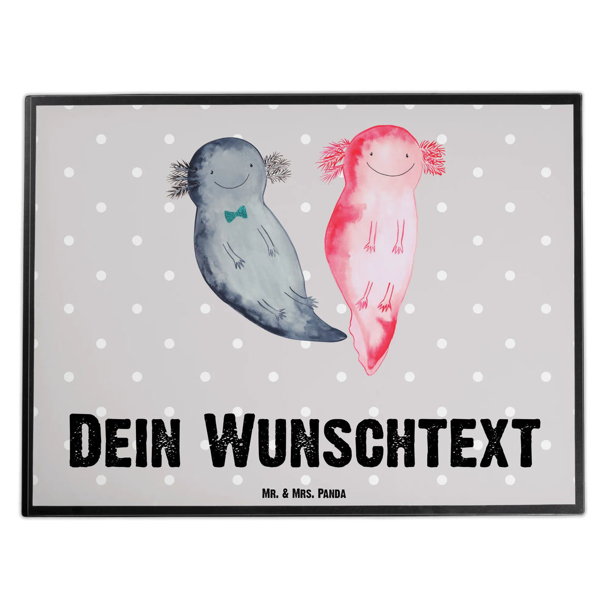 Personalizowana podkładka pod biurko Axolotl Przyjaciółka Axolotl, Molch