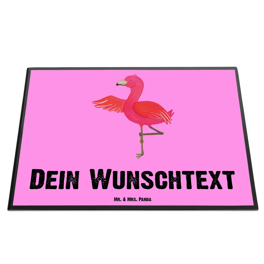 Personalised desk pad flamingo yoga Flamingo, pink, pink bird, bird of paradise, red, flamingo decoration, gift pink, gifts, gift idea, children, adults, girls, flamingo fans, summer, vacation, sea, unusual gifts in pink, pink gifts, girls gifts, small gifts, Caribbean feeling, funny sayings, yoga, relaxation, yoga exercise, anger, namaste, deep relaxation, mindfulness, agitation, bird