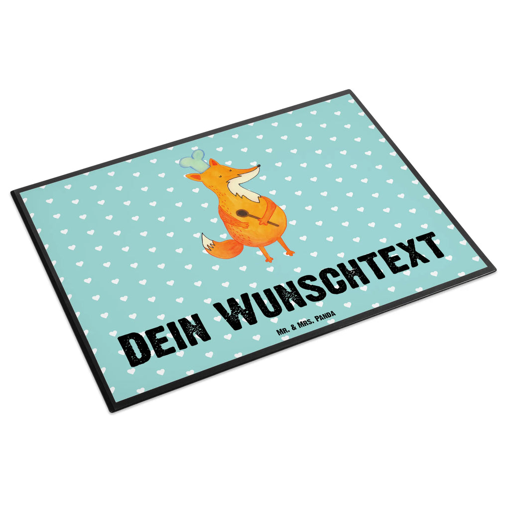 Personalised desk pad Fox A cook fox, foxes, forest wildlife, clever as a fox, animal lover, Slogan funny, funny, Party slogan, Baker, Kitchen slogan, Cook gift, Fox, Chefs, Kitchen decoration