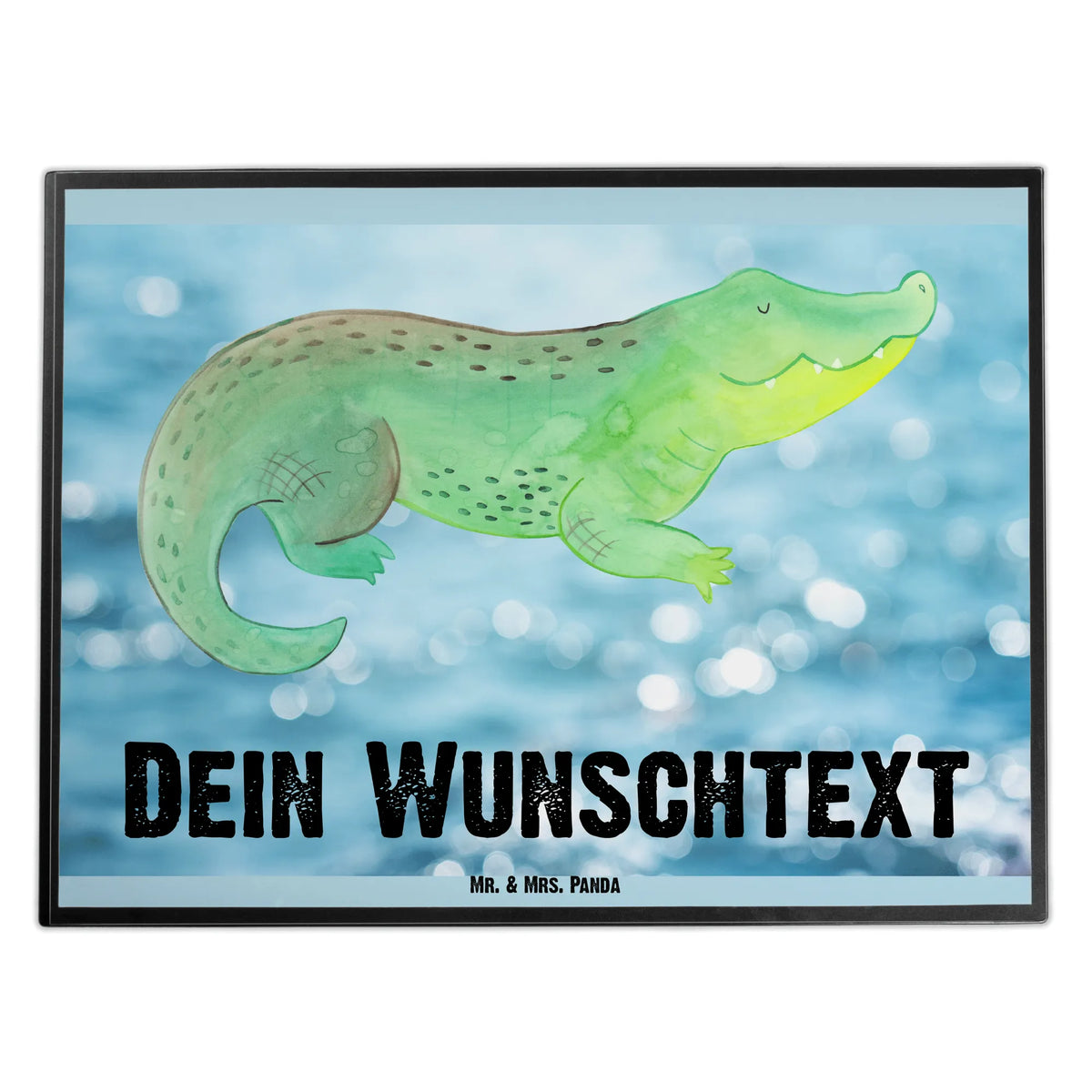 Personalised desk pad Crocodile Seafood, aquatic animals, ocean, sea, fish, shells, corals, reef, whale, narwhal, sea urchin, lobster, platypus, turtle, manatee, crocodile, orca, shrimp, gifts for seafood lovers, water world, underwater animals, underwater world, vacation, deep sea, seafood fans, gift ideas, seafood decoration, seafood posters, best friend, girlfriend, adventurousness, to be crazy, wanderlust, to be spontaneous, favorite person, crocodiles