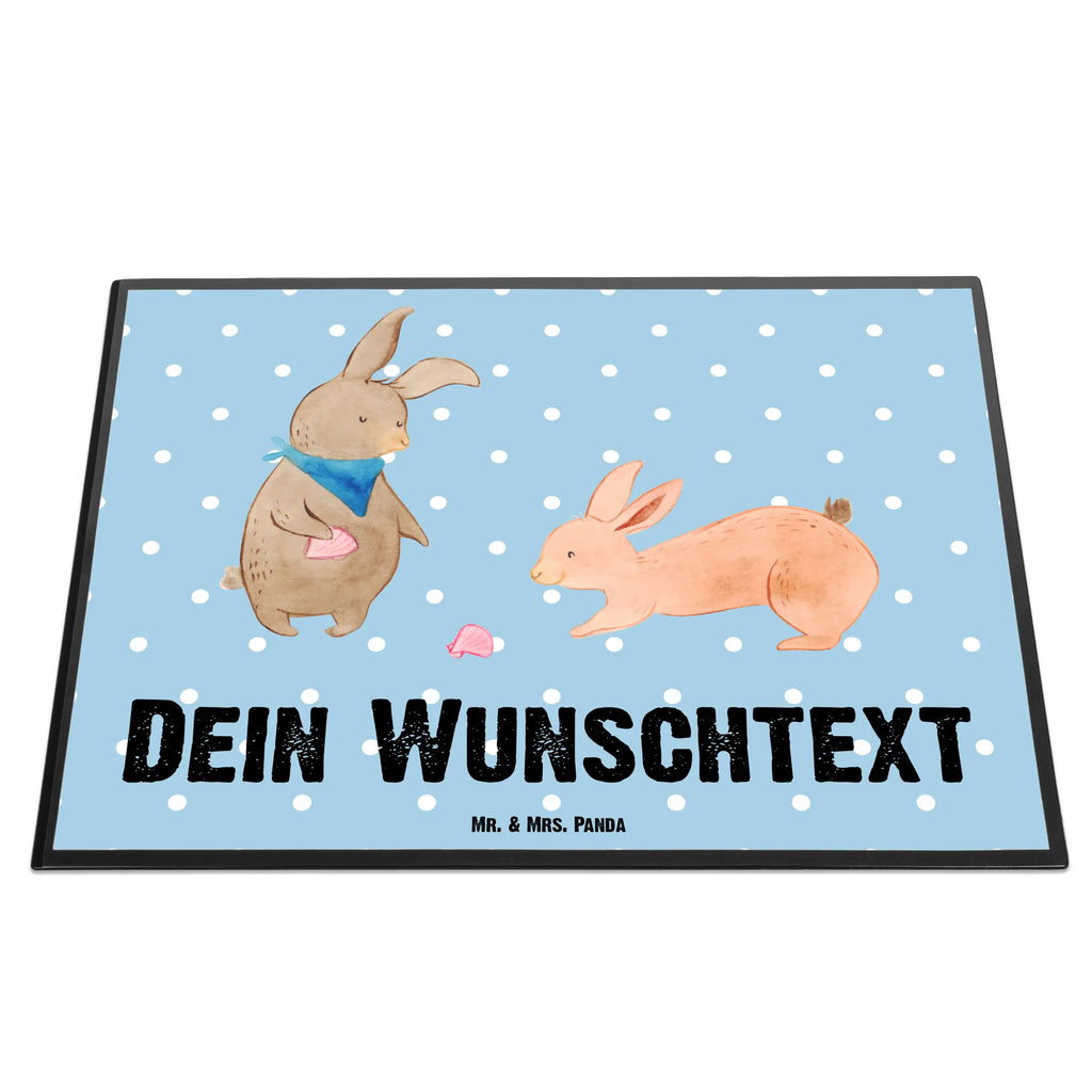 Personalisierte Schreibtischunterlage Hasen Muschel Schreibtisch Unterlagen mit Namen, Personalisierte Schreibtisch Unterlagen, Personalisierte Schreibtischauflage, Namensaufdruck, Namenspersonalisierung, Schreibunterlage mit Namen, Schreibtischauflage mit Namen, Personalisierte Schreibunterlage, Selbst gestalten, Familie, Vatertag, Muttertag, Bruder, Schwester, Mama, Papa, Oma, Opa, BFF, Freundin, beste Freundin, Muscheln, Meer, Freundinnen, best friends, Hasen, Muscheln sammeln