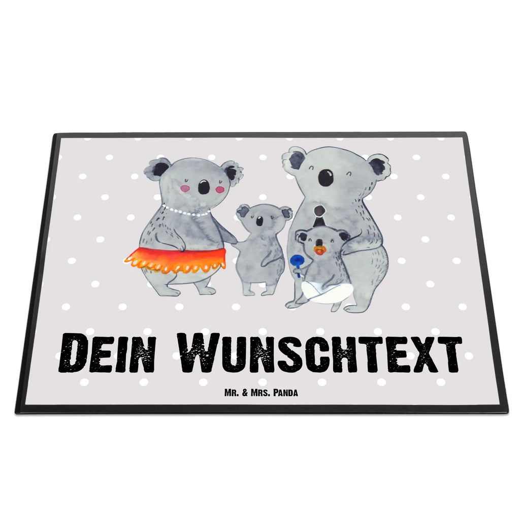 Personalisierte Schreibtischunterlage Koala Familie Schreibtisch Unterlagen mit Namen, Selbst gestalten, Namensaufdruck, Personalisierte Schreibunterlage, Schreibunterlage mit Namen, Schreibtischauflage mit Namen, Namenspersonalisierung, Personalisierte Schreibtischauflage, Personalisierte Schreibtisch Unterlagen, Familie, Vatertag, Muttertag, Bruder, Schwester, Mama, Papa, Oma, Opa, Kinder, Geschwister, Koala, Family, Familienleben, Koalas