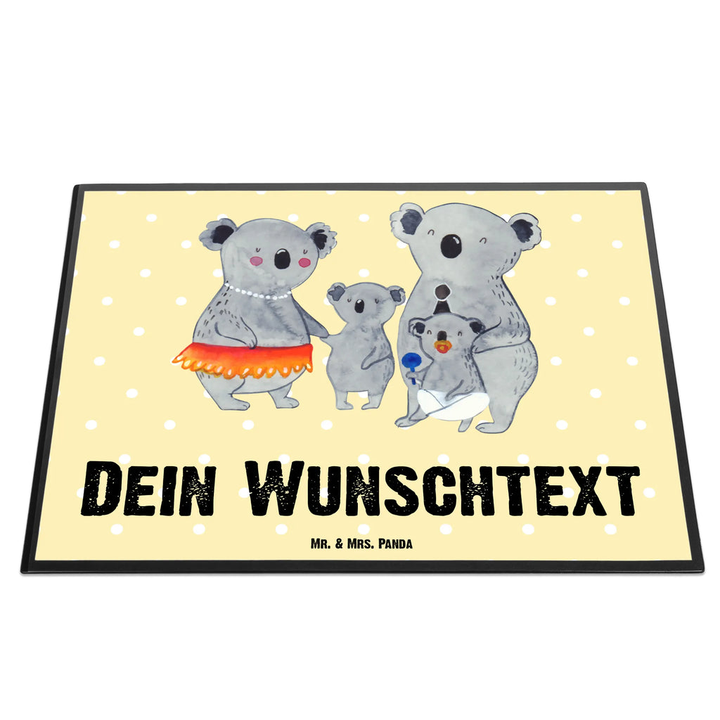 Personalisierte Schreibtischunterlage Koala Familie Schreibtisch Unterlagen mit Namen, Selbst gestalten, Namensaufdruck, Personalisierte Schreibunterlage, Schreibunterlage mit Namen, Schreibtischauflage mit Namen, Namenspersonalisierung, Personalisierte Schreibtischauflage, Personalisierte Schreibtisch Unterlagen, Familie, Vatertag, Muttertag, Bruder, Schwester, Mama, Papa, Oma, Opa, Kinder, Geschwister, Koala, Family, Familienleben, Koalas