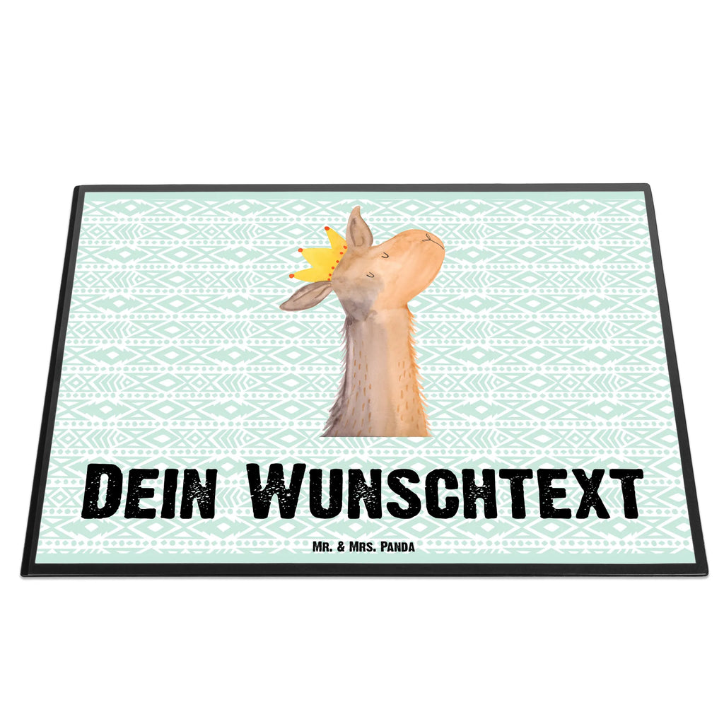 Personalised desk pad llama head king Llama, llama, alpaca, trendy animal, boss, girlfriend, lamas, king, dad, lama, office colleague, queen, colleague, high school graduation, supervisor, mum