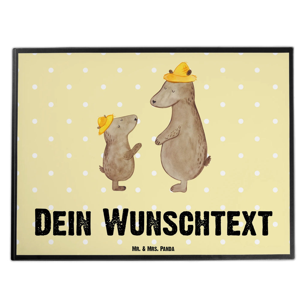 Personalisierte Schreibtischunterlage Bären mit Hut Namenspersonalisierung, Schreibunterlage mit Namen, Personalisierte Schreibtisch Unterlagen, Schreibtisch Matte, Schreibtisch Unterlagen mit Namen, Personalisierte Schreibtischauflage, Personalisierte Schreibunterlage, Schreibtischauflage mit Namen, Selbst Gestalten, Namensaufdruck, Muttertag, Vatertag, Mama, Papa, Oma, Opa, Familie, Schwester, Bruder, Daddy, Kind, Papi, Bär, Vater, Bären, Vater-Sohn, Family, Lieblingsmensch, Dad, Paps, Söhne, Sohn, Vorbild, Kinder