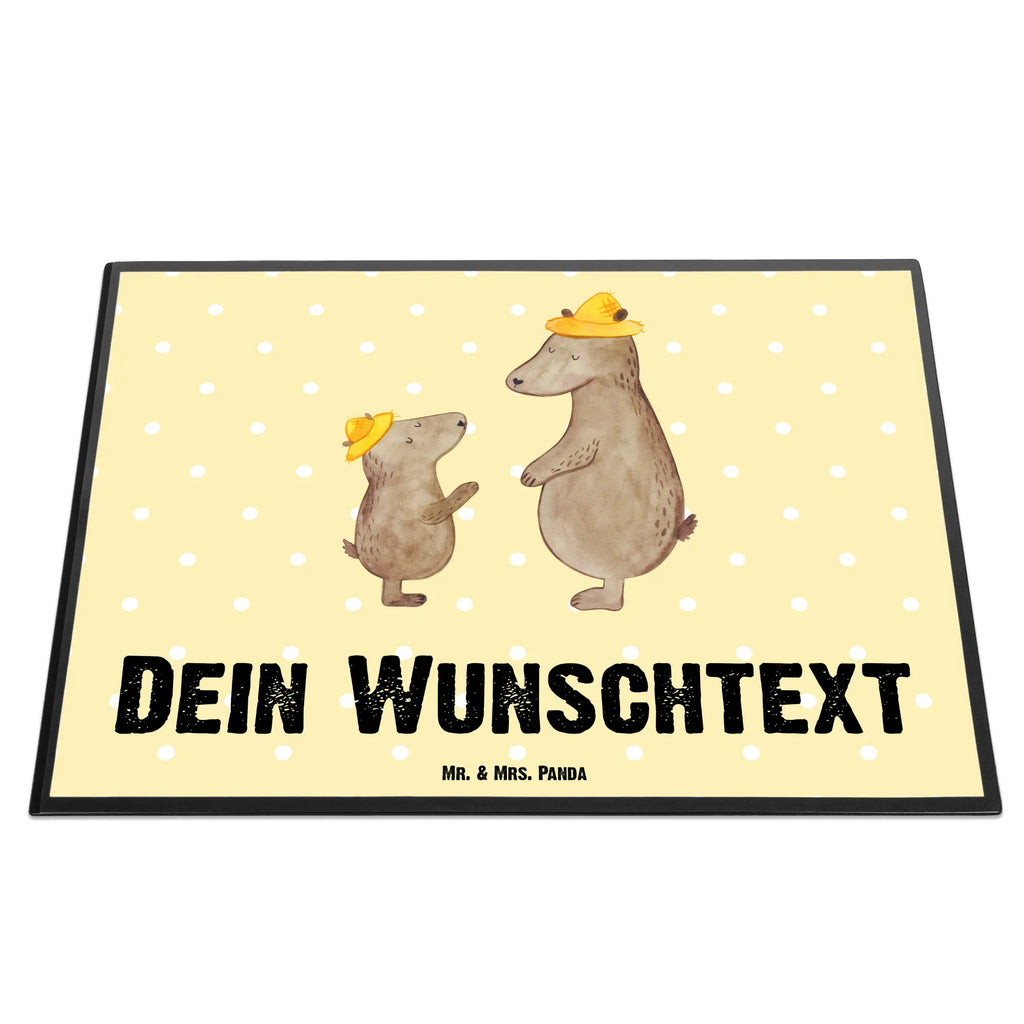 Personalisierte Schreibtischunterlage Bären mit Hut Namenspersonalisierung, Schreibunterlage mit Namen, Personalisierte Schreibtisch Unterlagen, Schreibtisch Matte, Schreibtisch Unterlagen mit Namen, Personalisierte Schreibtischauflage, Personalisierte Schreibunterlage, Schreibtischauflage mit Namen, Selbst Gestalten, Namensaufdruck, Muttertag, Vatertag, Mama, Papa, Oma, Opa, Familie, Schwester, Bruder, Daddy, Kind, Papi, Bär, Vater, Bären, Vater-Sohn, Family, Lieblingsmensch, Dad, Paps, Söhne, Sohn, Vorbild, Kinder