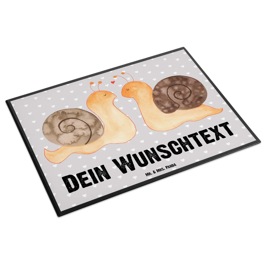 Personalised desk pad Snails in love Love, Loving, Two, Together, Marriage, Engagement, Proposal of marriage, Love gift, gift for her, gift for him, anniversary gift